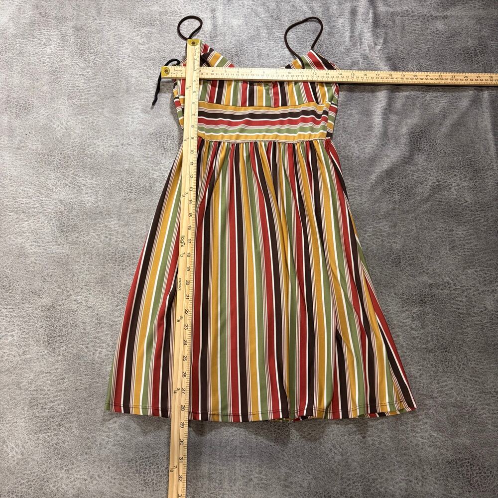 Y2k Body Central Striped Babydoll Mini Dress - Picture 5 of 5